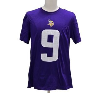 Nike Minnesota Vikings #9 McCarthy T Shirt Mens M Purple NFL Football NWT